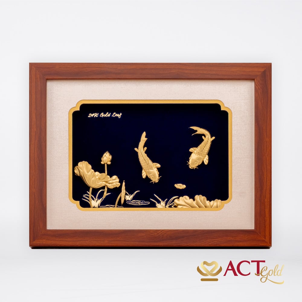 Tranh dát vàng - Quà Tặng Dát Vàng - Công Ty TNHH Q&V